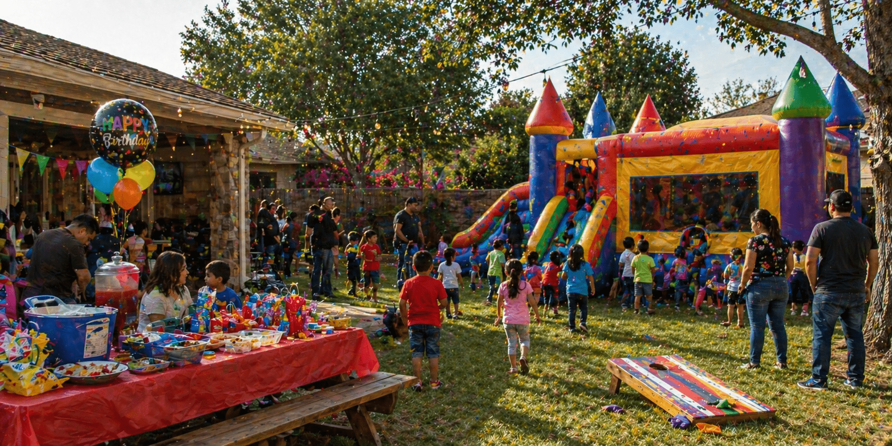 Childrens birthday party in the garden Mexia, TX
