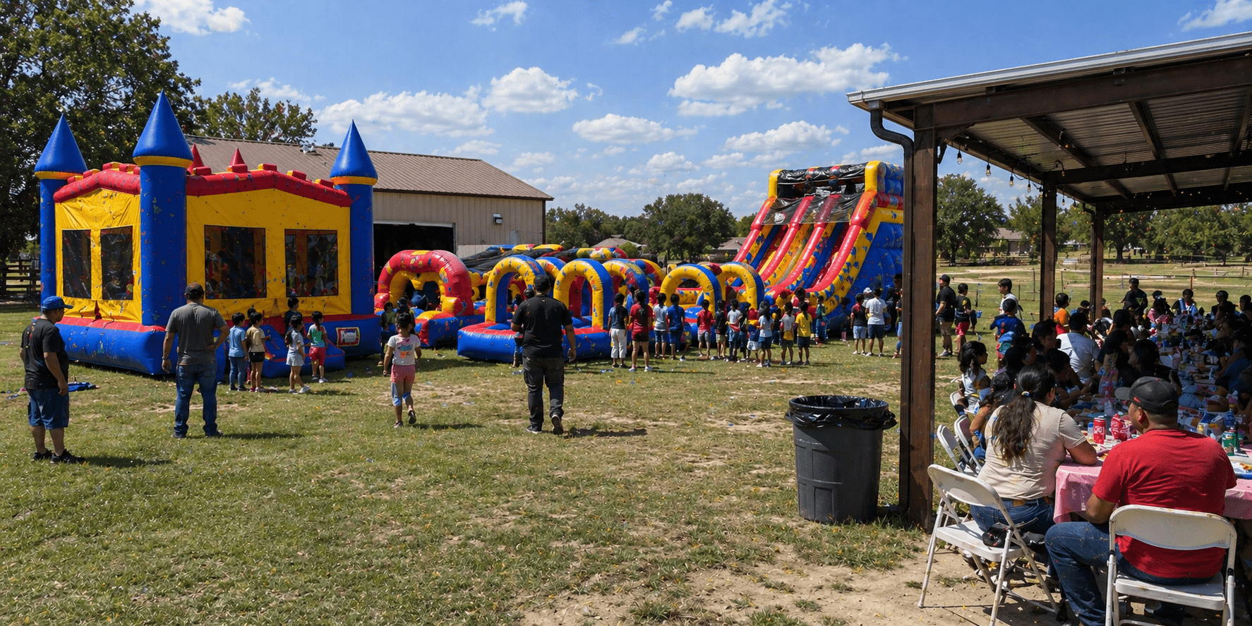 Childrens party with inflatables and fun Bynum, TX