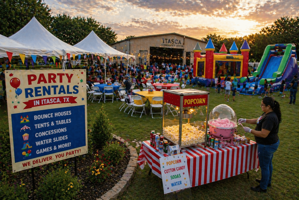 Community party fun in Itasca