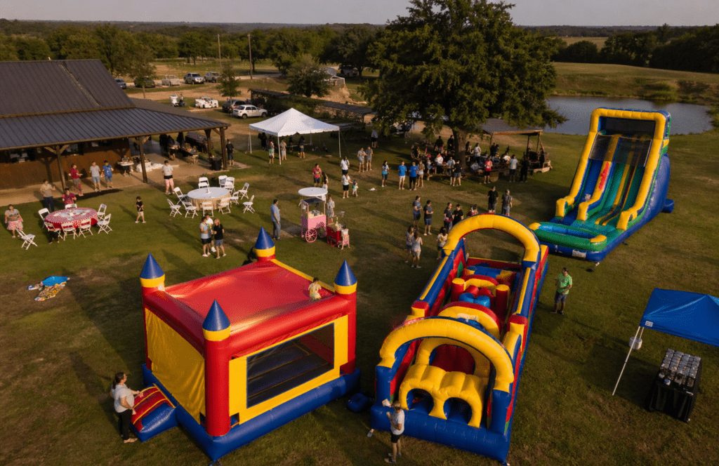 Outdoor fun at a countryside fair Ennis, TX