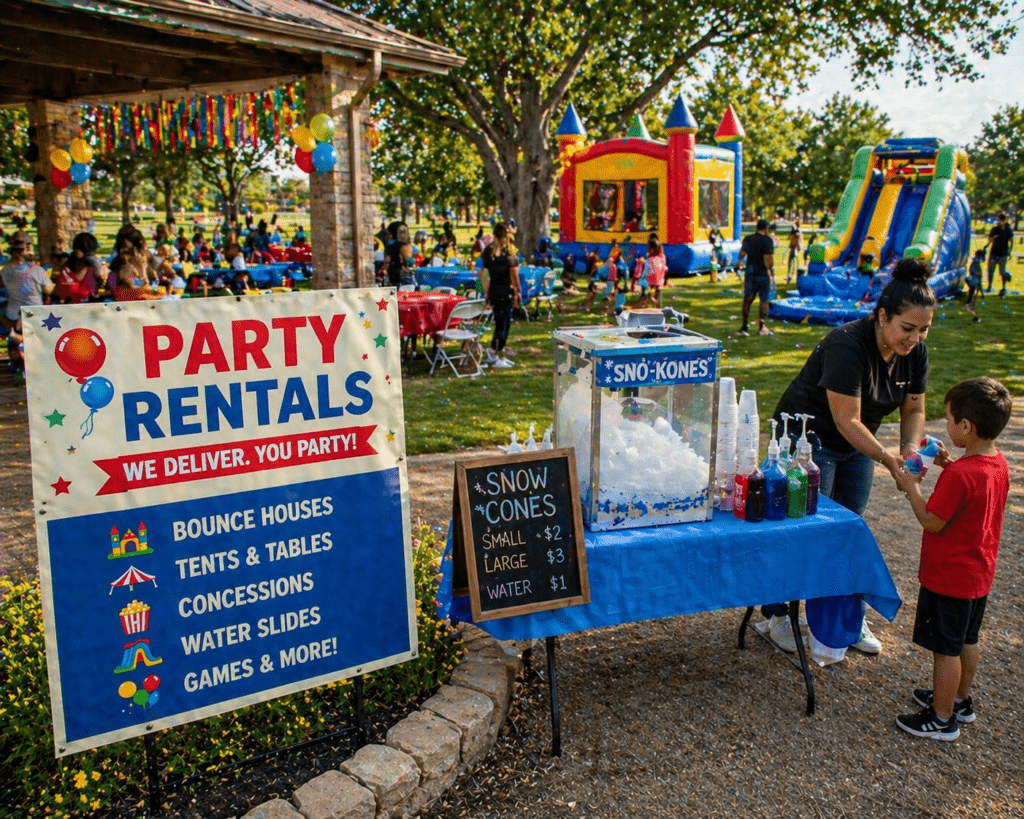 Party fun at the park