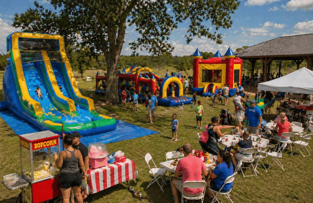Summer fun at the park party